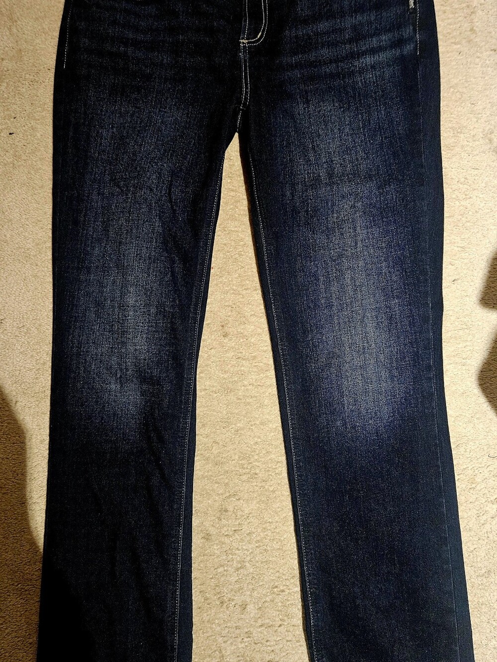 Silver Jeans Co. ELYSE Dark Wash Jeans with Signature Contrast Stitching W31/L31